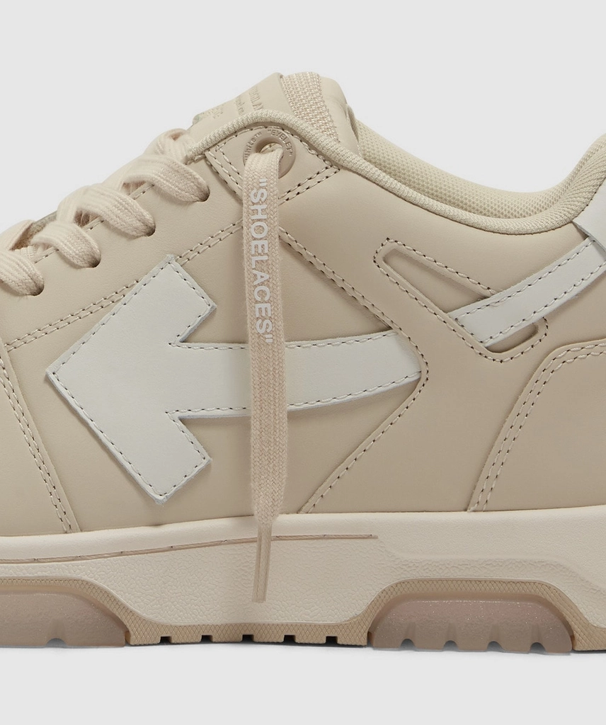 Off White Out of office leather sneaker